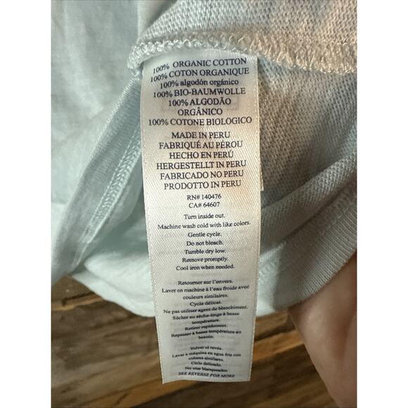 Evereve Unwashed Slub Muscle Tank, Medium, Skyblue - Picture 4 of 5